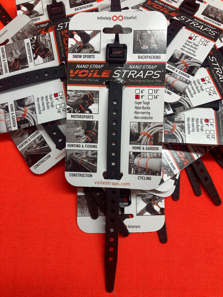 (2) Voile Straps® Nano Series — 9” upgrade Shaka Packs