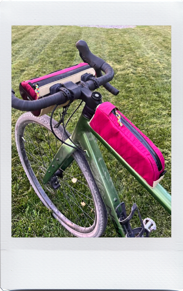 Top tube discount saddle bag