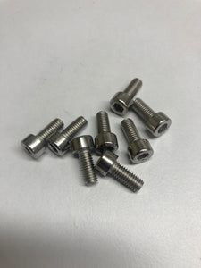 M5 x 12mm SS cap screw (qty 6)