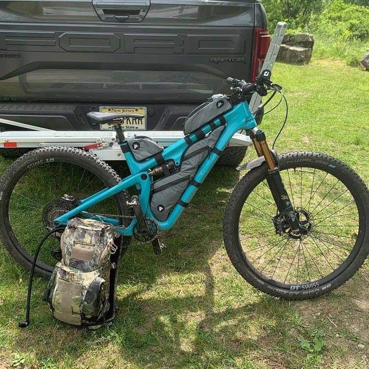 Top tube rear wedge pack - Cordura & X-Pac